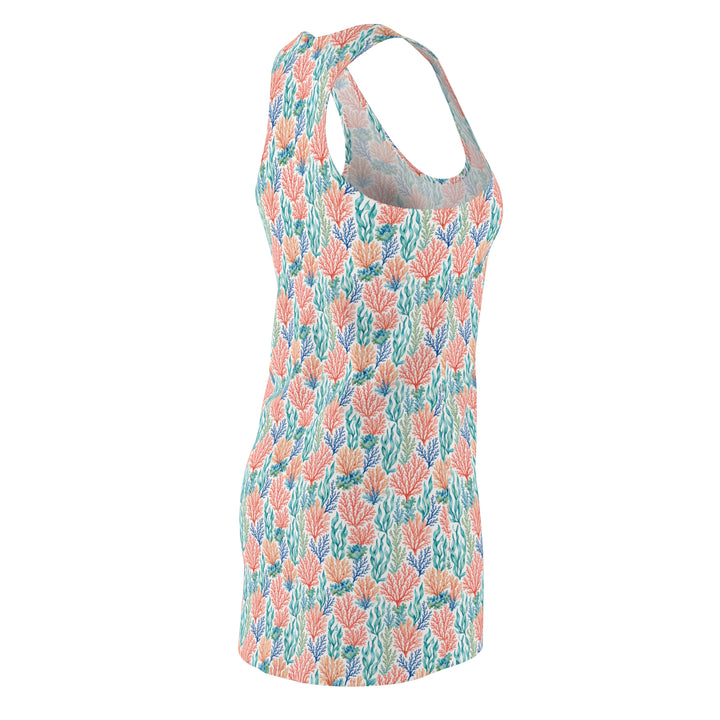 Coral Pattern Racerback Dress