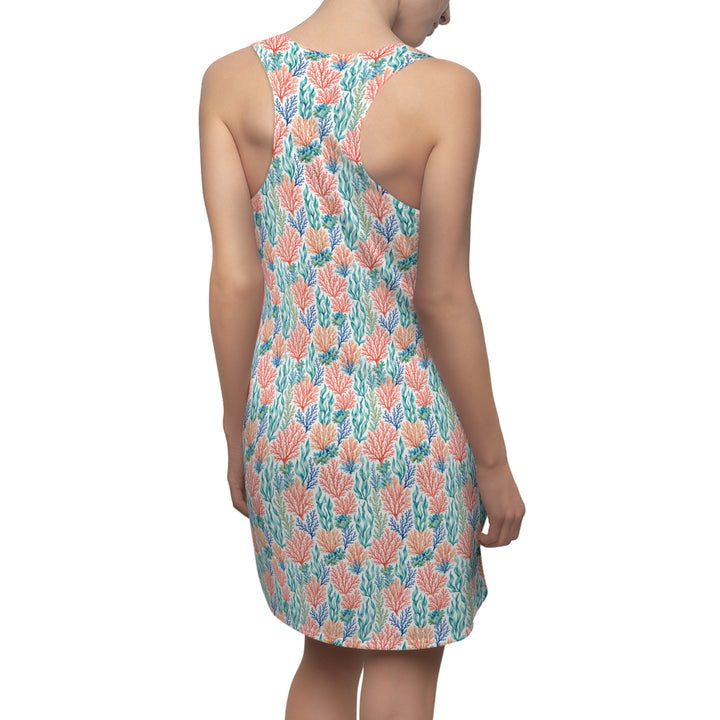 Coral Pattern Racerback Dress