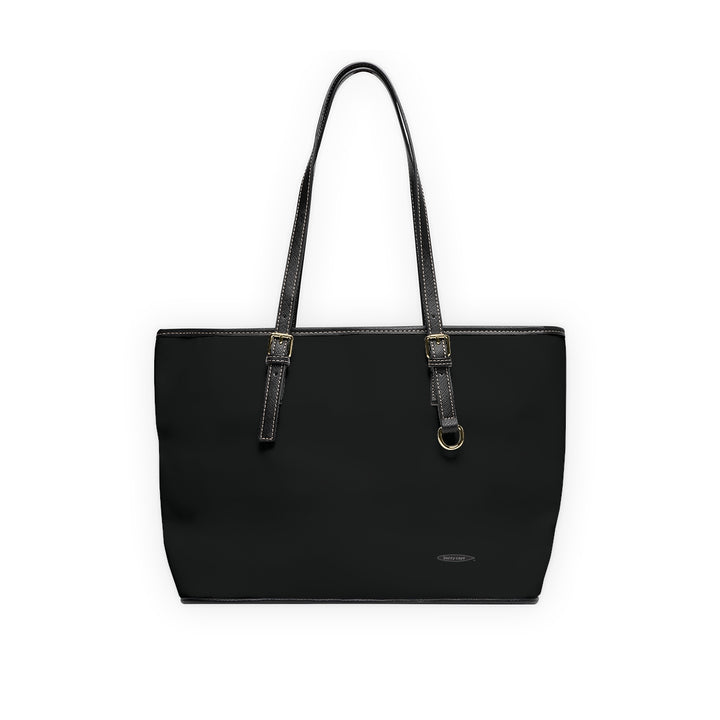 Berry Caye® Black Leather Shoulder Bag
