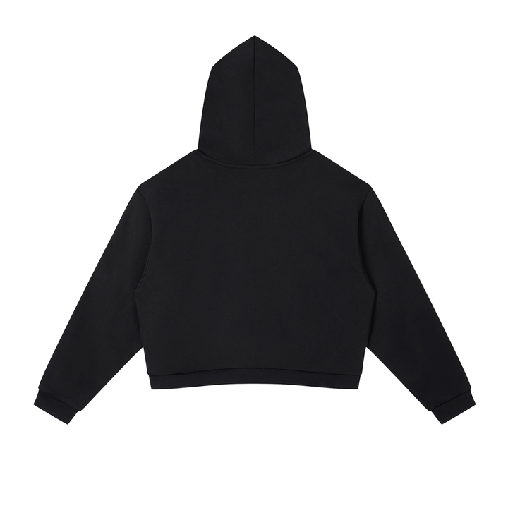 Side Stripe Cropped Hoodie