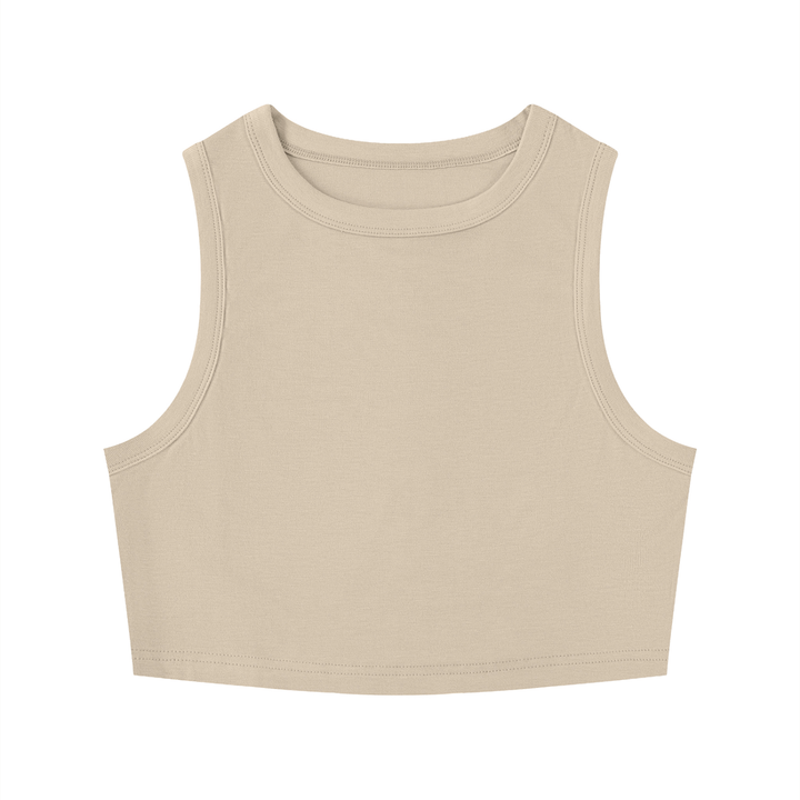 Crewneck Crop Tank Top