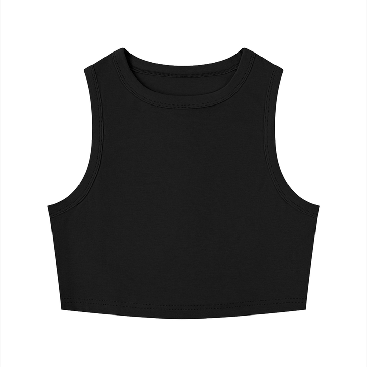 Crewneck Crop Tank Top