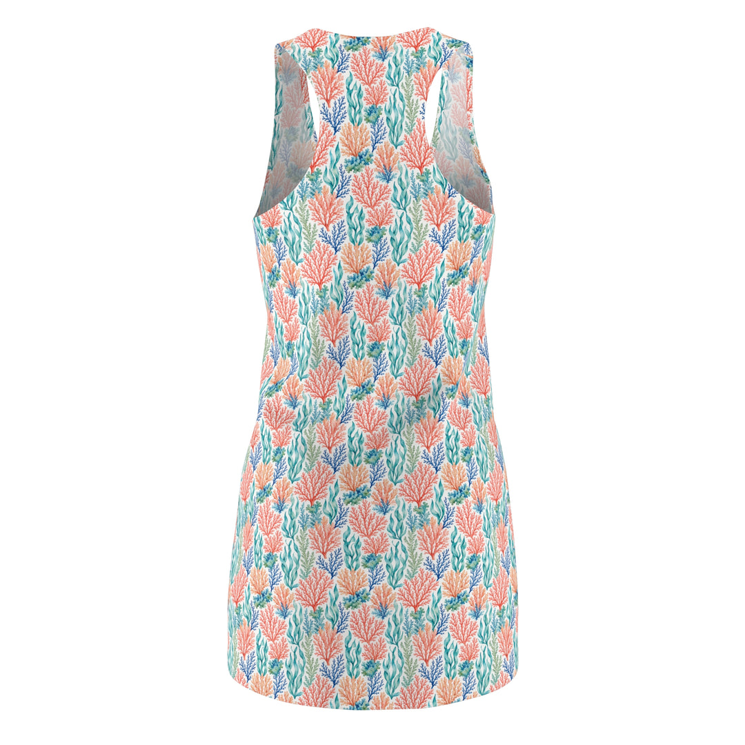 Coral Pattern Racerback Dress