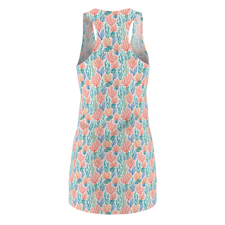 Coral Pattern Racerback Dress