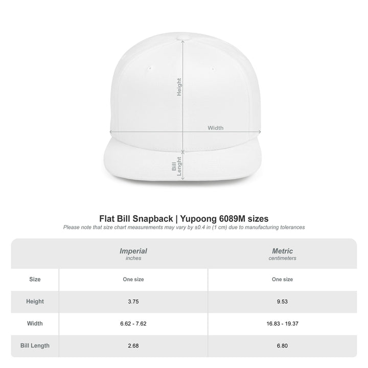 Personalize Snapback Hat