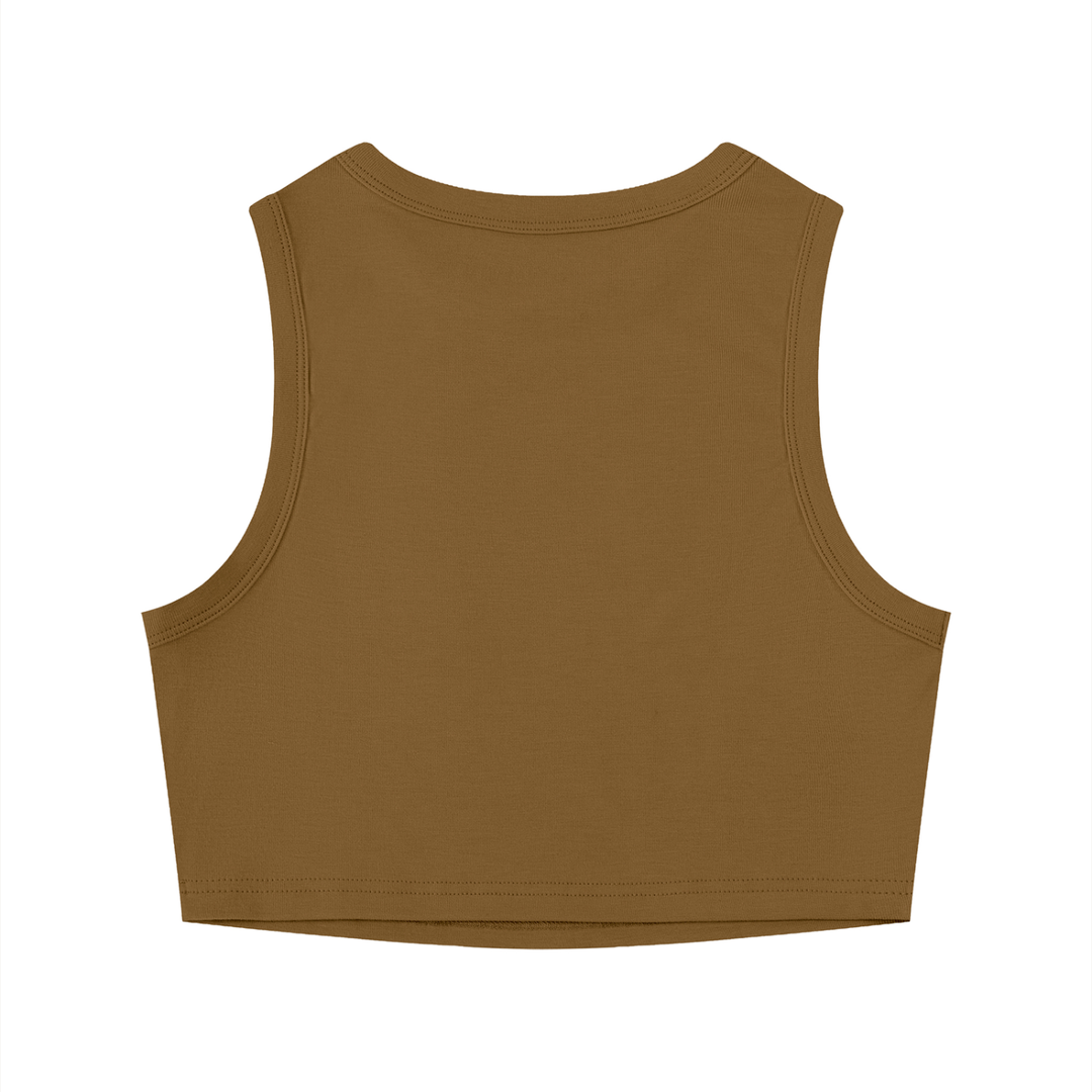 Crewneck Crop Tank Top