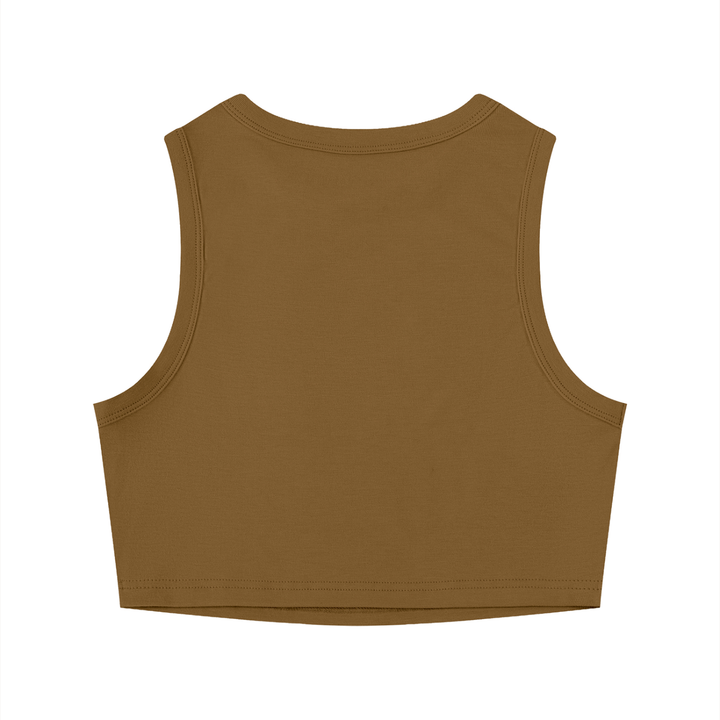 Crewneck Crop Tank Top