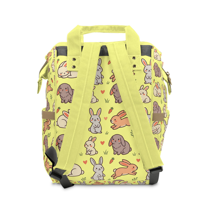 Yellow Bunny Diaper Backpack