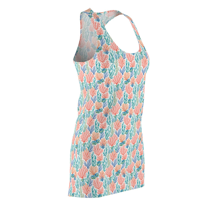 Coral Pattern Racerback Dress