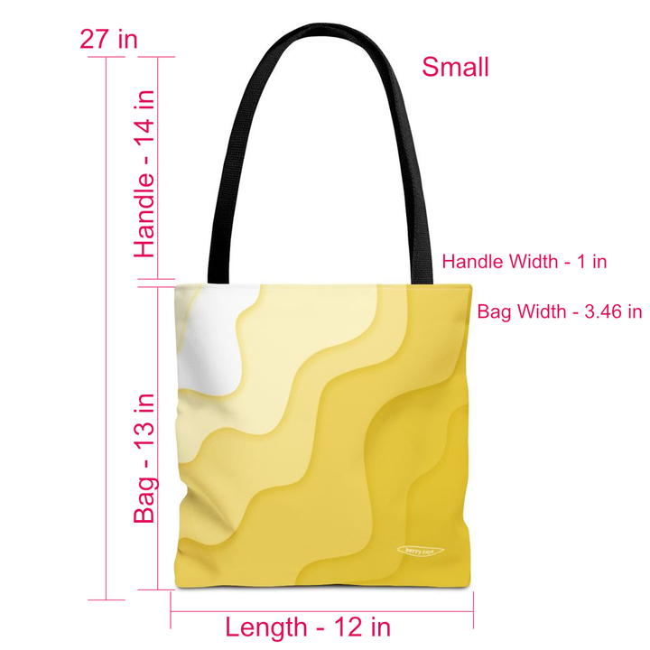Berry Caye® Gold Wave Tote Bag