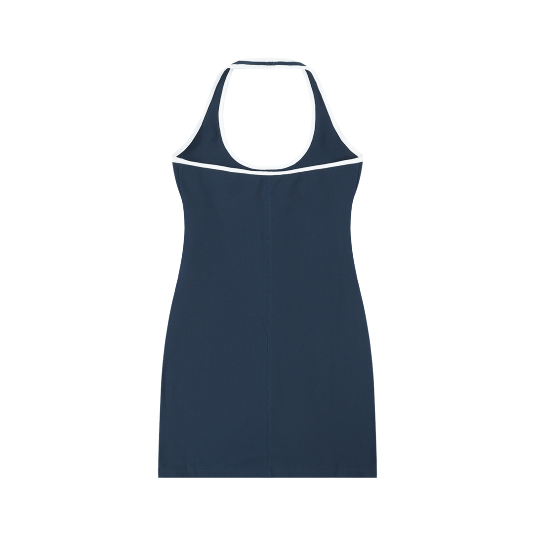 Binding Tight Halter Dress