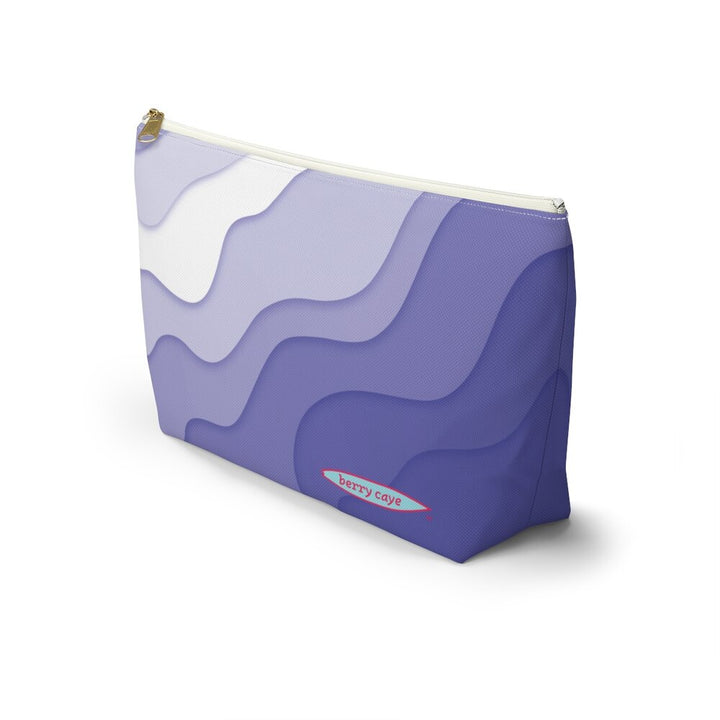 Berry Caye® Purple Wave Toiletry Travel Bag — Best Seller