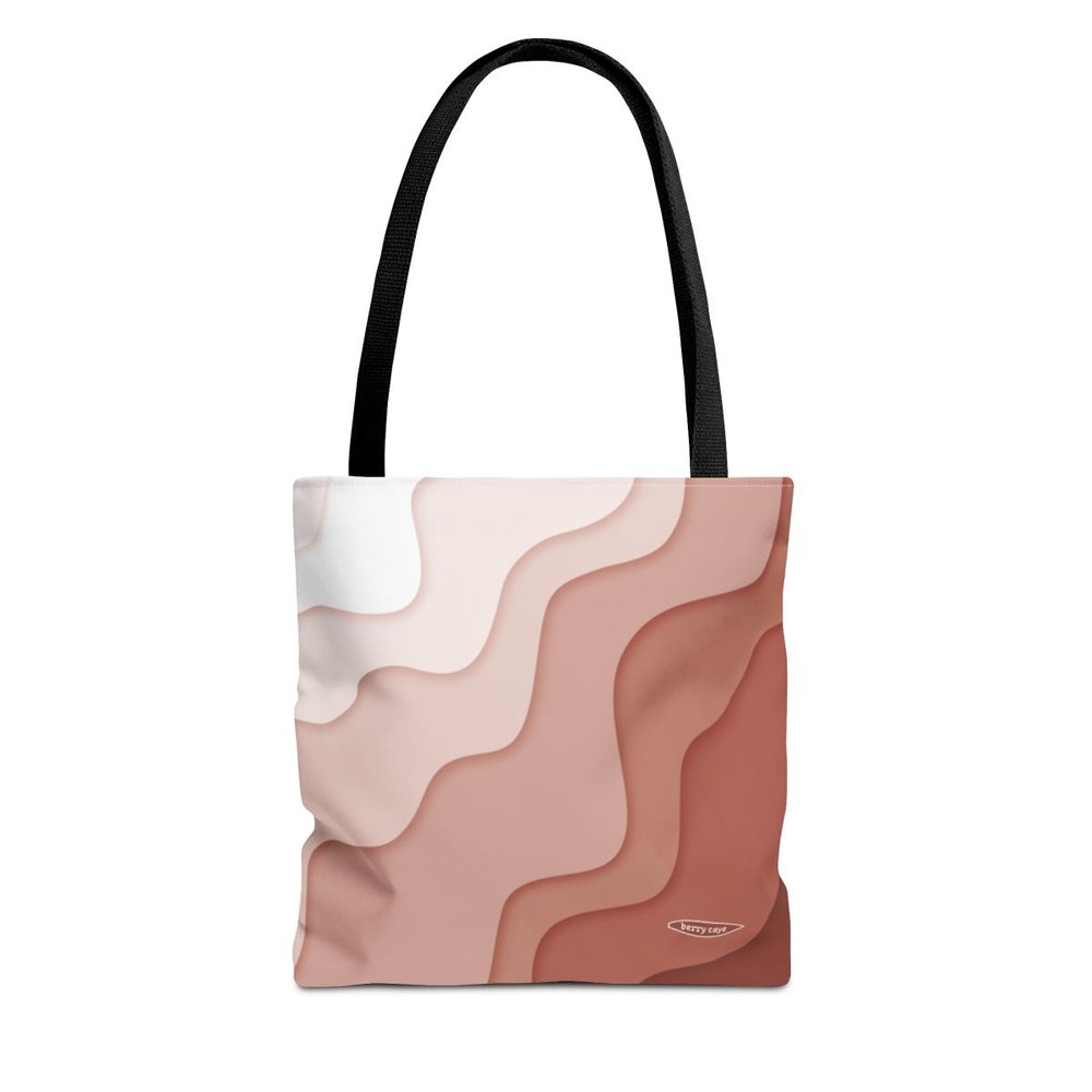 Berry Caye® Brown Wave Tote Bag