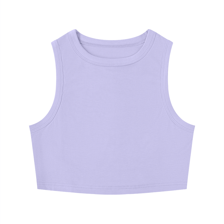 Crewneck Crop Tank Top