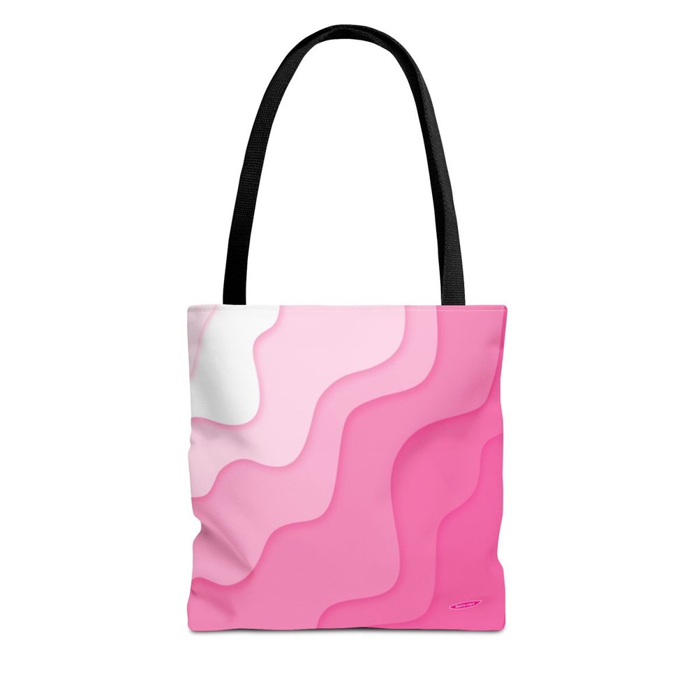 Berry Caye® Pink Wave Tote Bag